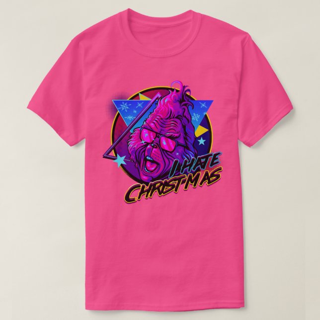 I Hate Christmas T-Shirt (Design Front)