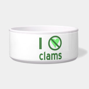 I Hate Clams I No Love Clams