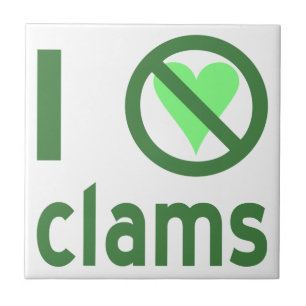 I Hate Clams Tile