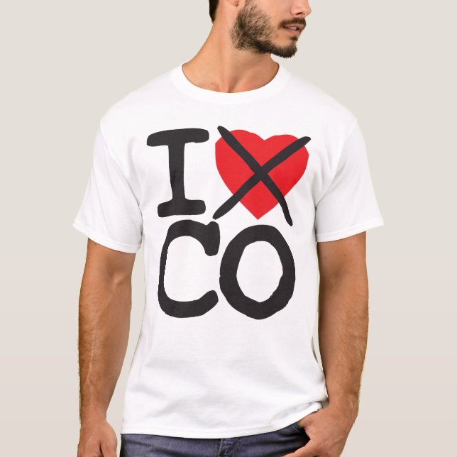 I Hate CO - Colorado T-Shirt (Front)