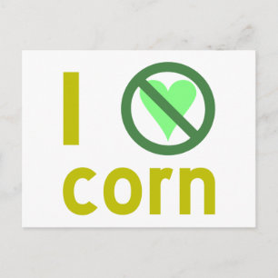 I Hate Corn Postcard