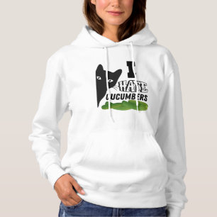 I HATE CUCUMBERS CAT HOODIE