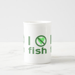 I Hate Fish Bone China Mug