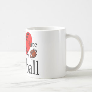 I Hate Football Coffee Mug