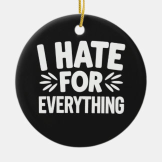 I hate for everything ceramic tree decoration