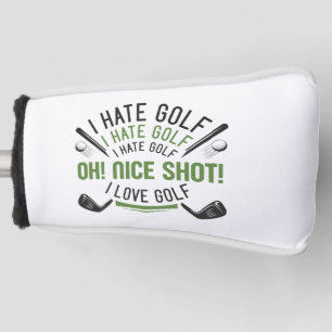 I Hate Golf Head Cover