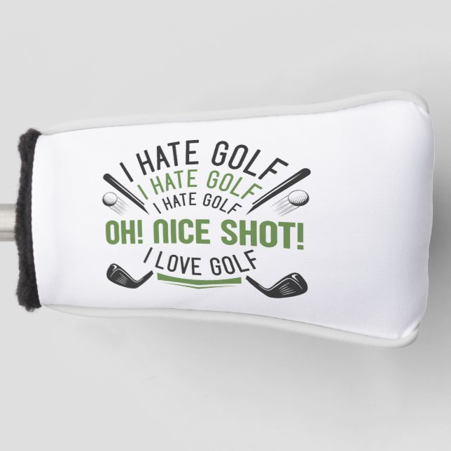 I Hate Golf Head Cover (Front)