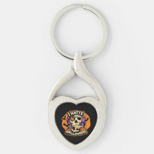 i hate halloween key ring