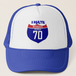 I Hate I70 Colorado highway hat