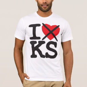 I Hate KS - Kansas T-Shirt