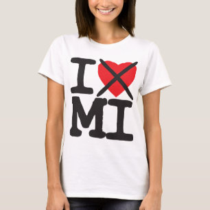 I Hate MI - Michigan T-Shirt