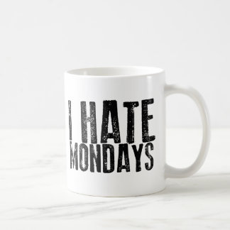 Hate Monday Mugs, Hate Monday Coffee & Travel Mug Designs - Zazzle UK