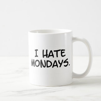 Hate Monday Mugs, Hate Monday Coffee & Travel Mug Designs - Zazzle UK