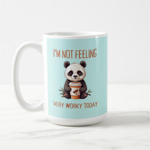 I Hate Mornings Panda Mug Funny
