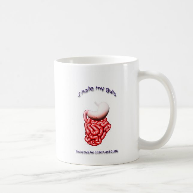 I hate my guts coffee mug (Right)