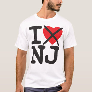I Hate NJ - New Jersey T-Shirt