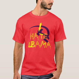 I HATE OBAMA HAMMER AND CYCLE T-Shirt