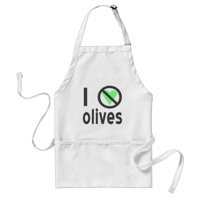 I Hate Olives No Love Standard Apron (Front)