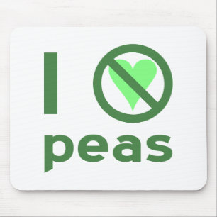 I Hate Peas Mouse Mat
