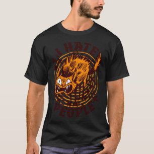 i hate people cat T-Shirt