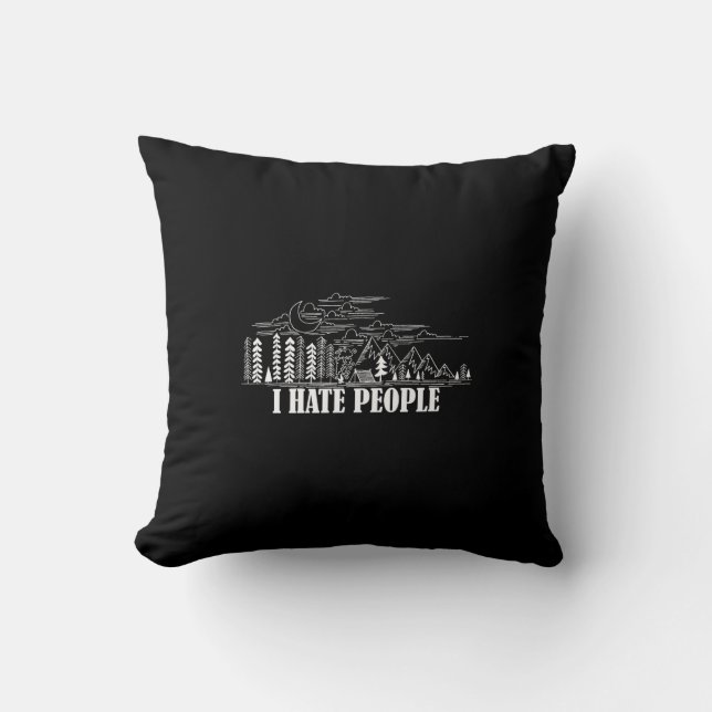 I Hate People Cushion (Front)