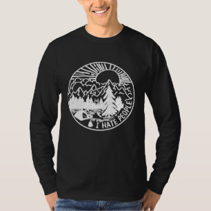 I Hate People I Love Camping Funny T-Shirt