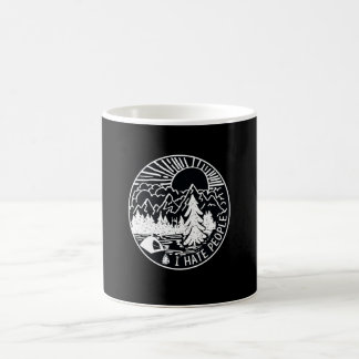 I Hate People Retro Vintage Custom Magic Mug