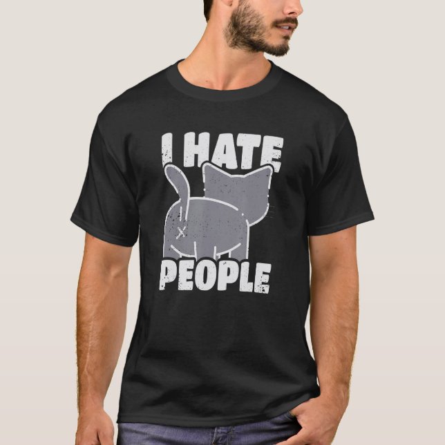 I hate people T-Shirt (Front)