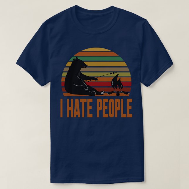 I Hate People T-Shirt (Design Front)