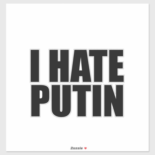 I hate Putin (Sheet)