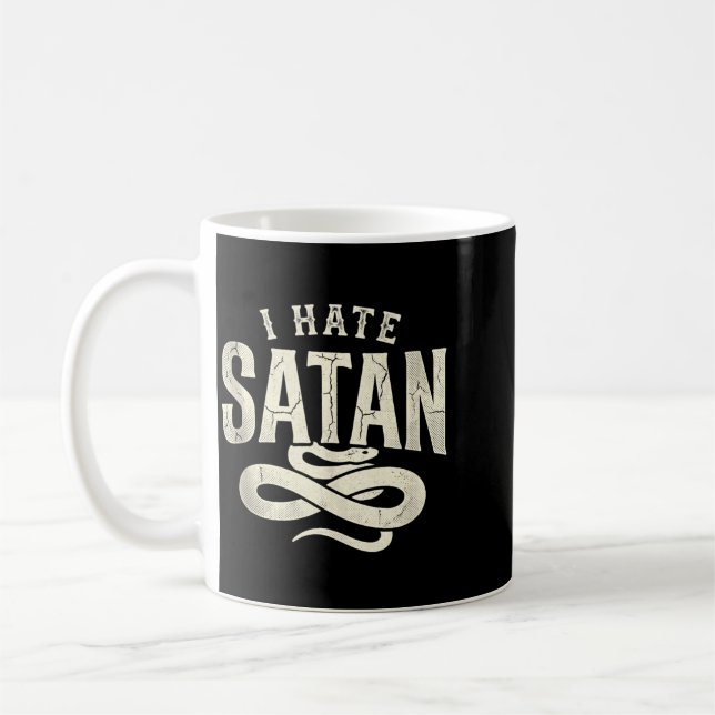 I Hate Satan Coffee Mug (Left)