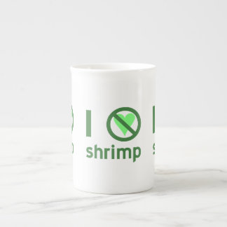 I Hate Shrimp No Love Bone China Mug