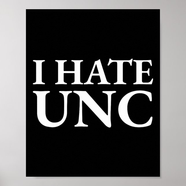I Hate Unc Sketll Rivalry  Poster (Front)