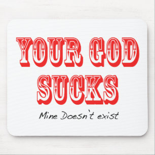 I-Hate-ur-god Mouse Mat