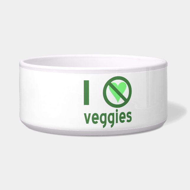 I Hate Veggies I No Love Veggies (Left)