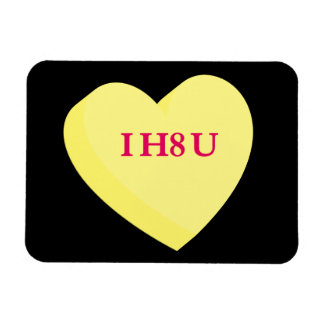 I Hate You and Valentine's Day Too Magnet