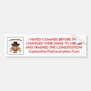 I HATED COMMIES BEFORE BUMPER STICKER
