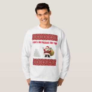 I HAVE A BIG... Customise Ugly Sweater Long Sleeve