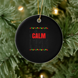 I Have A Black Son Gift For Frican Mum Dad (4) Ceramic Tree Decoration