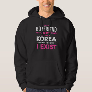 I Have A Boyfriend Funny Quote Is My Bias Kpop Hoodie
