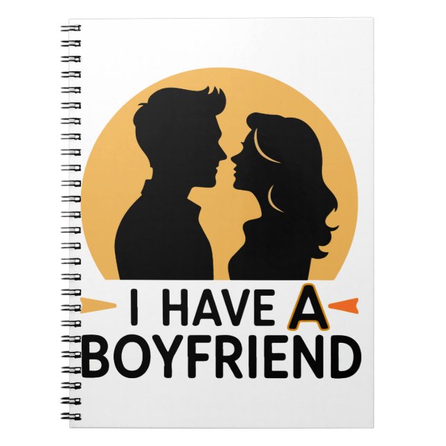 I have a boyfriend notebook (Front)