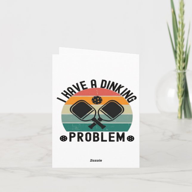 I Have A Dinking Problem  Invitation (Back)