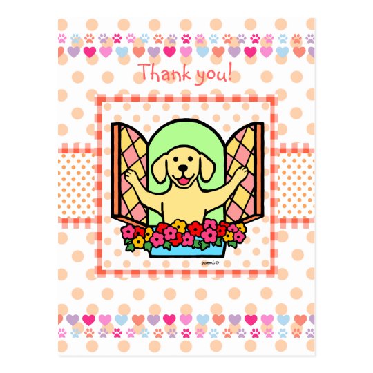 I have a Lab in my Heart (Yellow Lab) Postcard