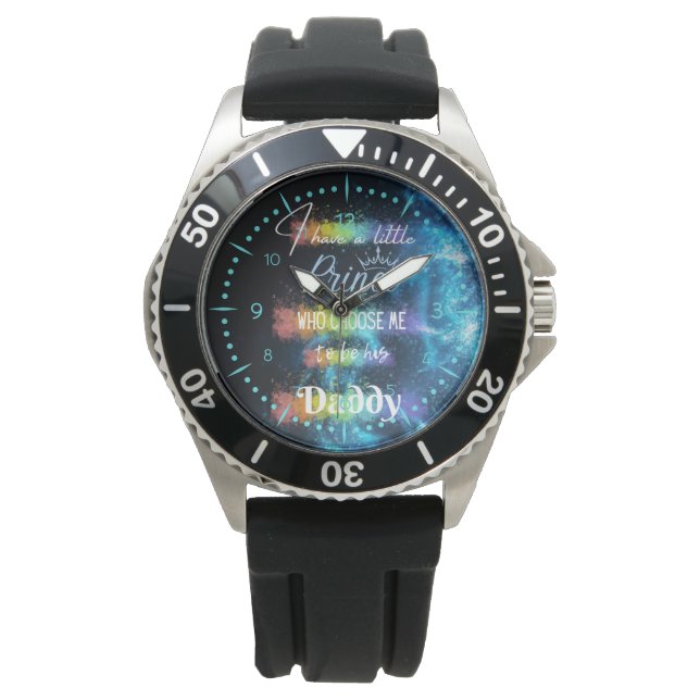 I have a little Prince | LGBTQ | Dad  Watch (Front)