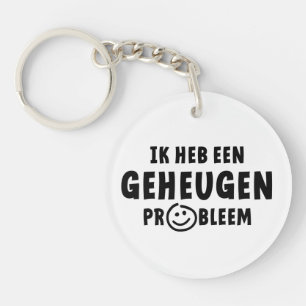 I have a memory problem. Alzheimer's disease, deme Key Ring