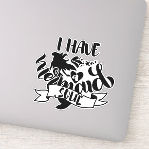 I Have A Mermaid Soul Funny Cute Beach
