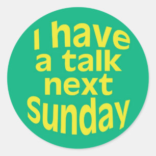 I Have a Talk Stickers