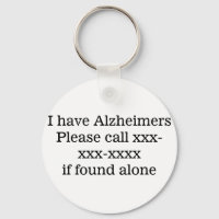 I have Alzheimer's, medical emergency contract ID