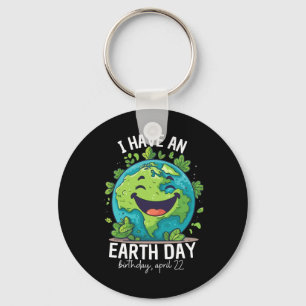 I Have An Earth Day Birthday Party Kids Women Men Key Ring
