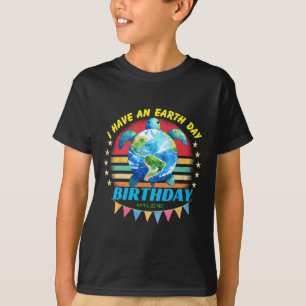 I Have An Earth Day Birthday Sea Turtle Save The P T-Shirt